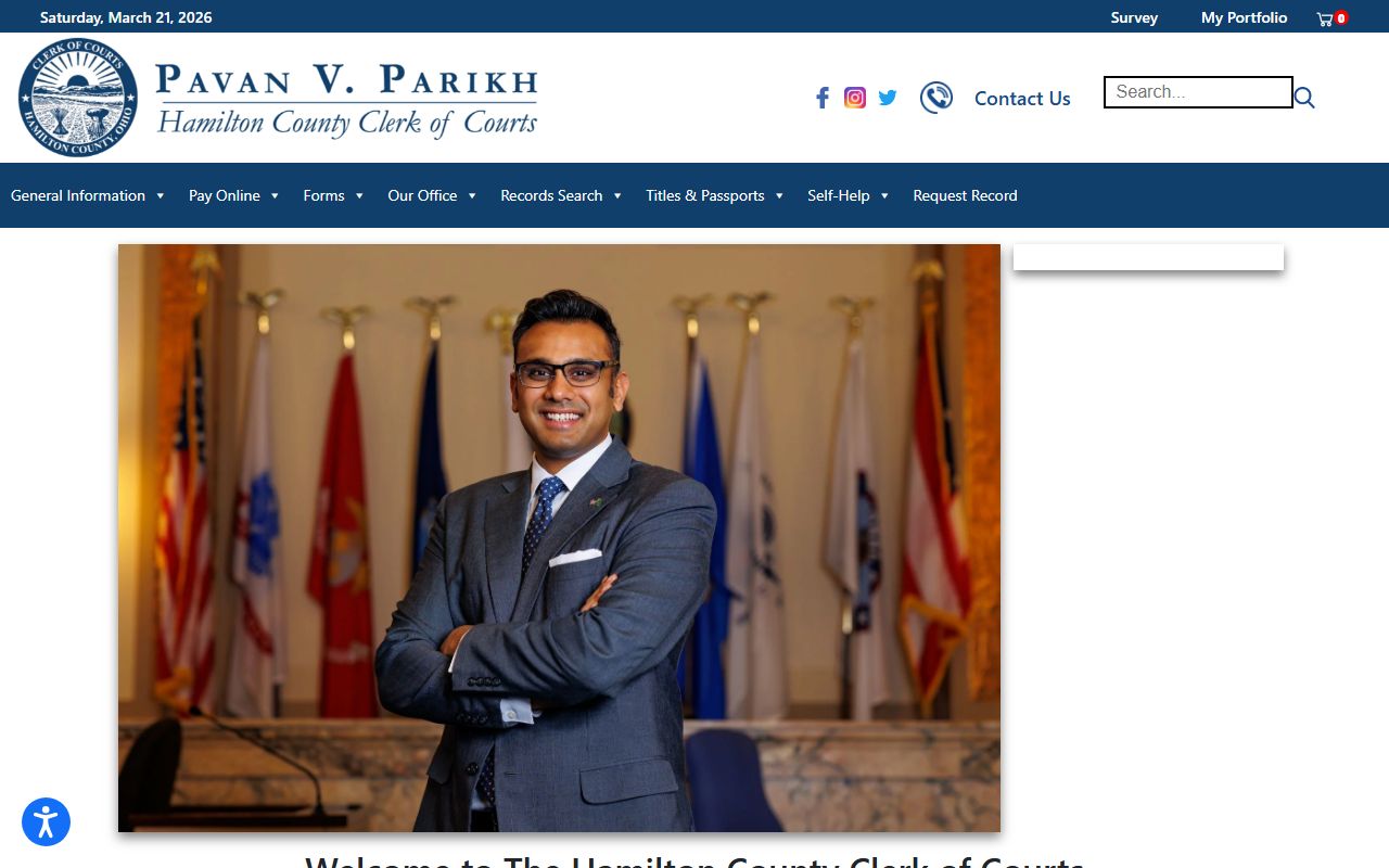 Butler County Clerk of Courts website