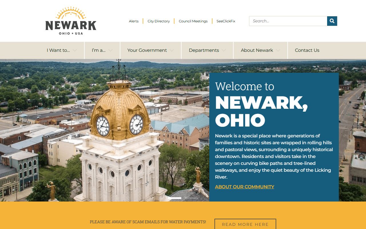 Newark city government website