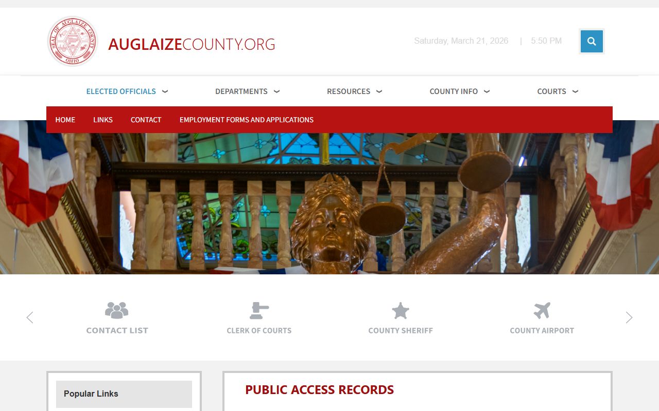 Auglaize County CourtView public access for probate court records