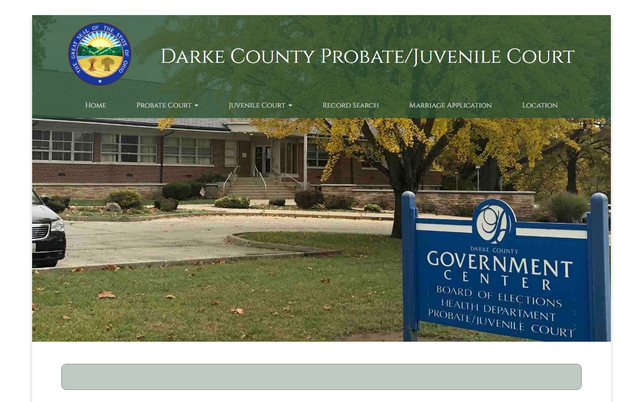 Darke County Record Search for probate court records
