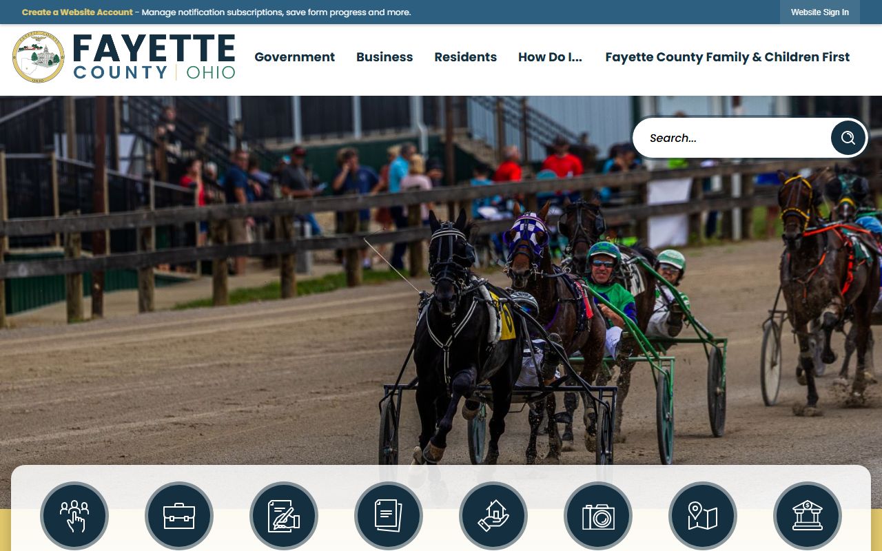Fayette County Government main website