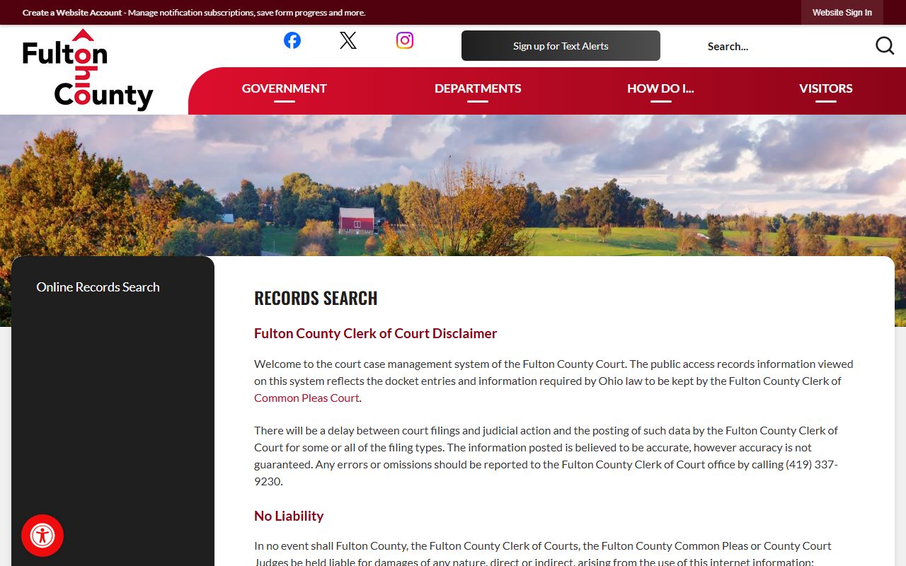 Fulton County Clerk of Courts records search