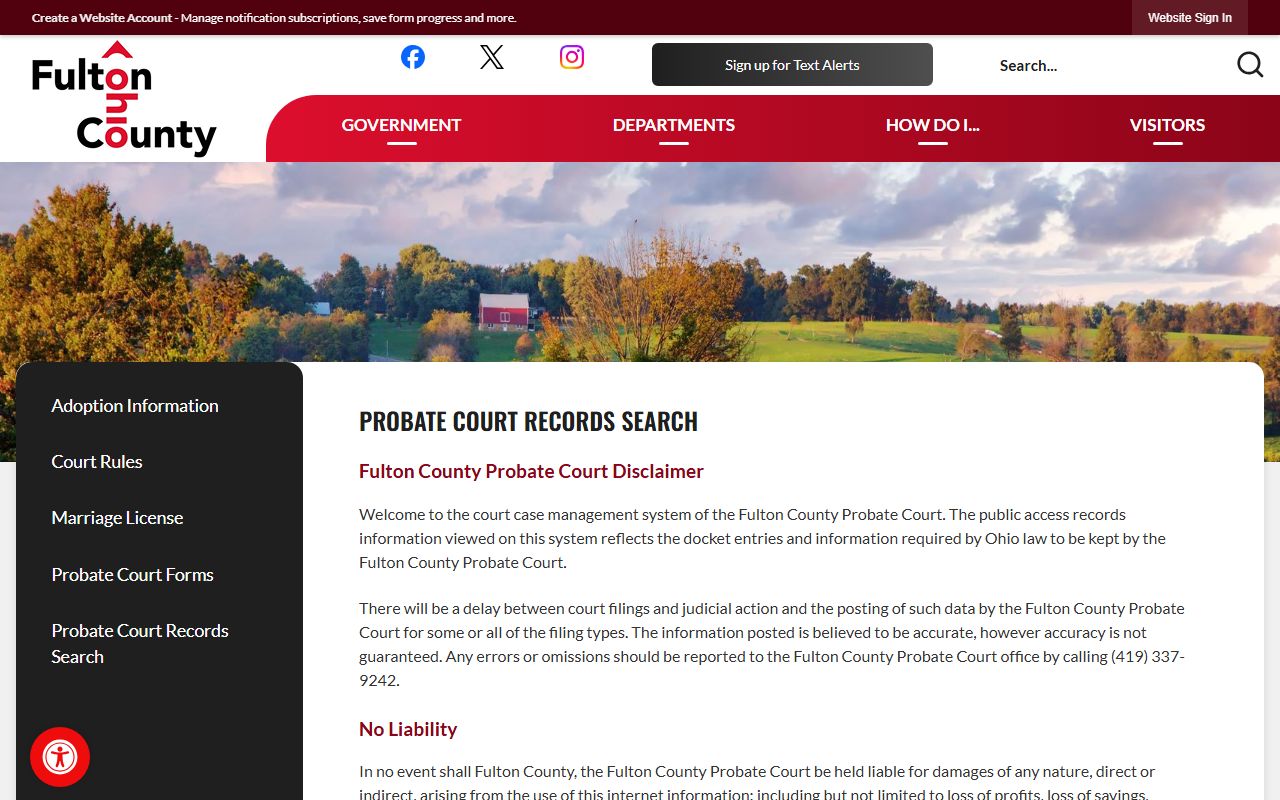 Fulton County probate court records search portal