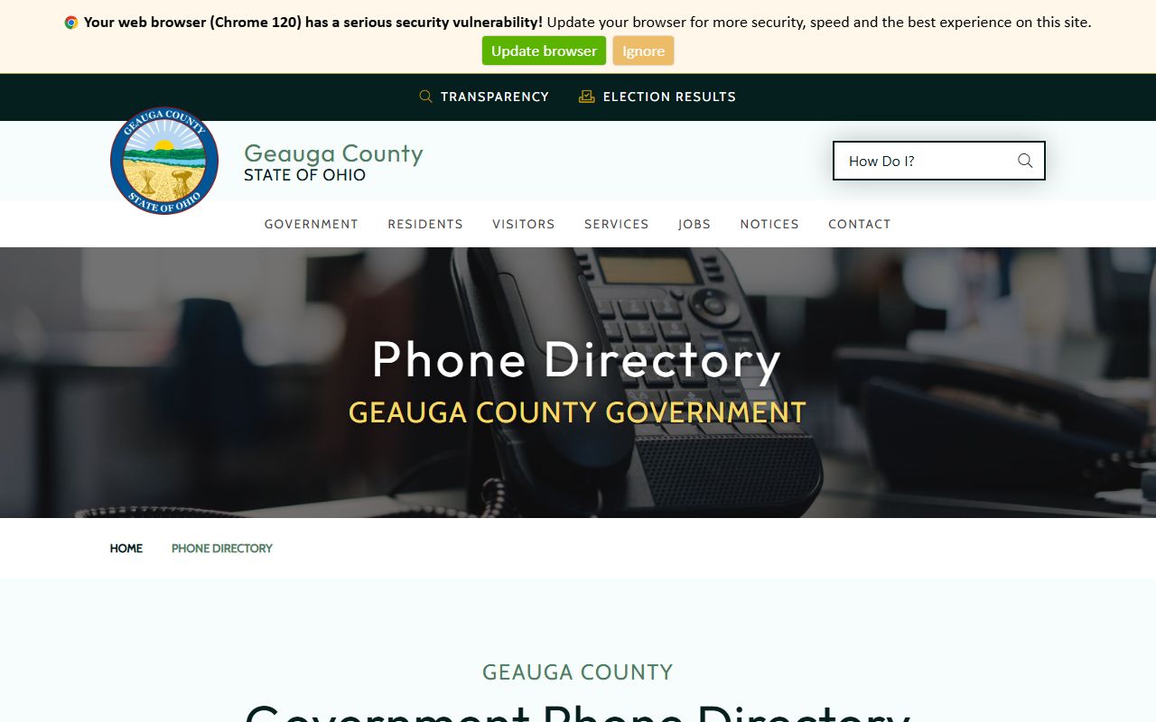 Geauga County Probate Court official page