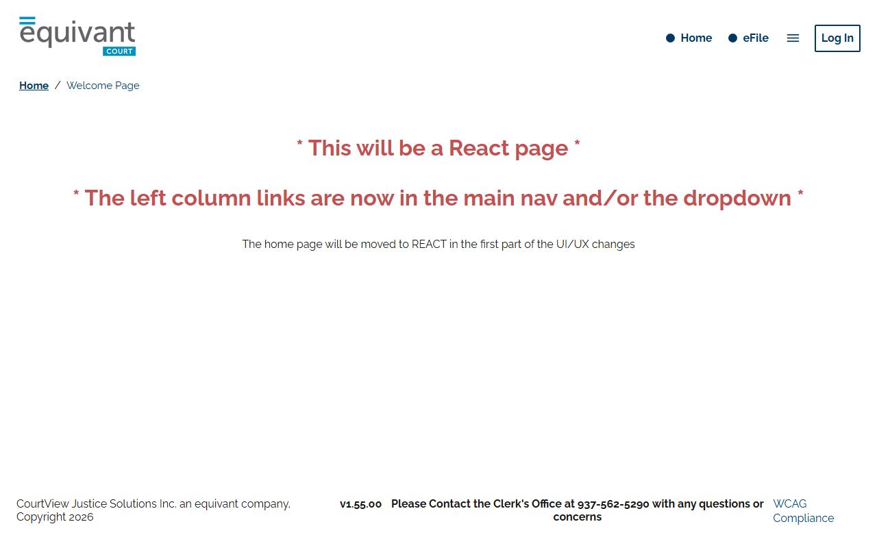 Greene County Court Case Lookup portal
