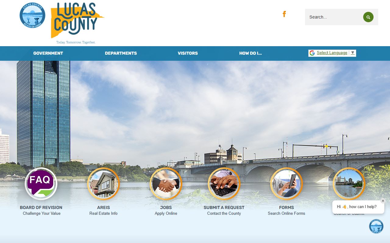 Lucas County Probate Court official website for records